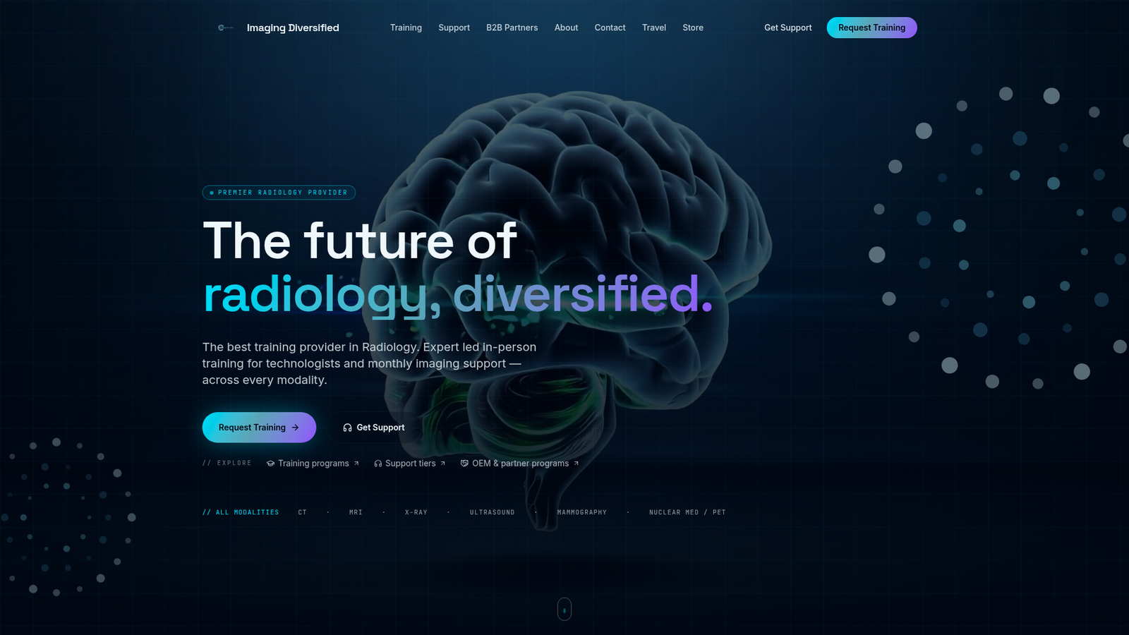 Imaging Diversified website
